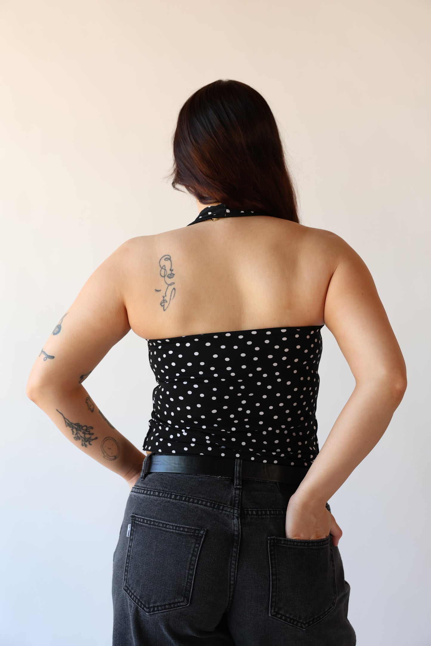 The Polka Dot Reversible Halter