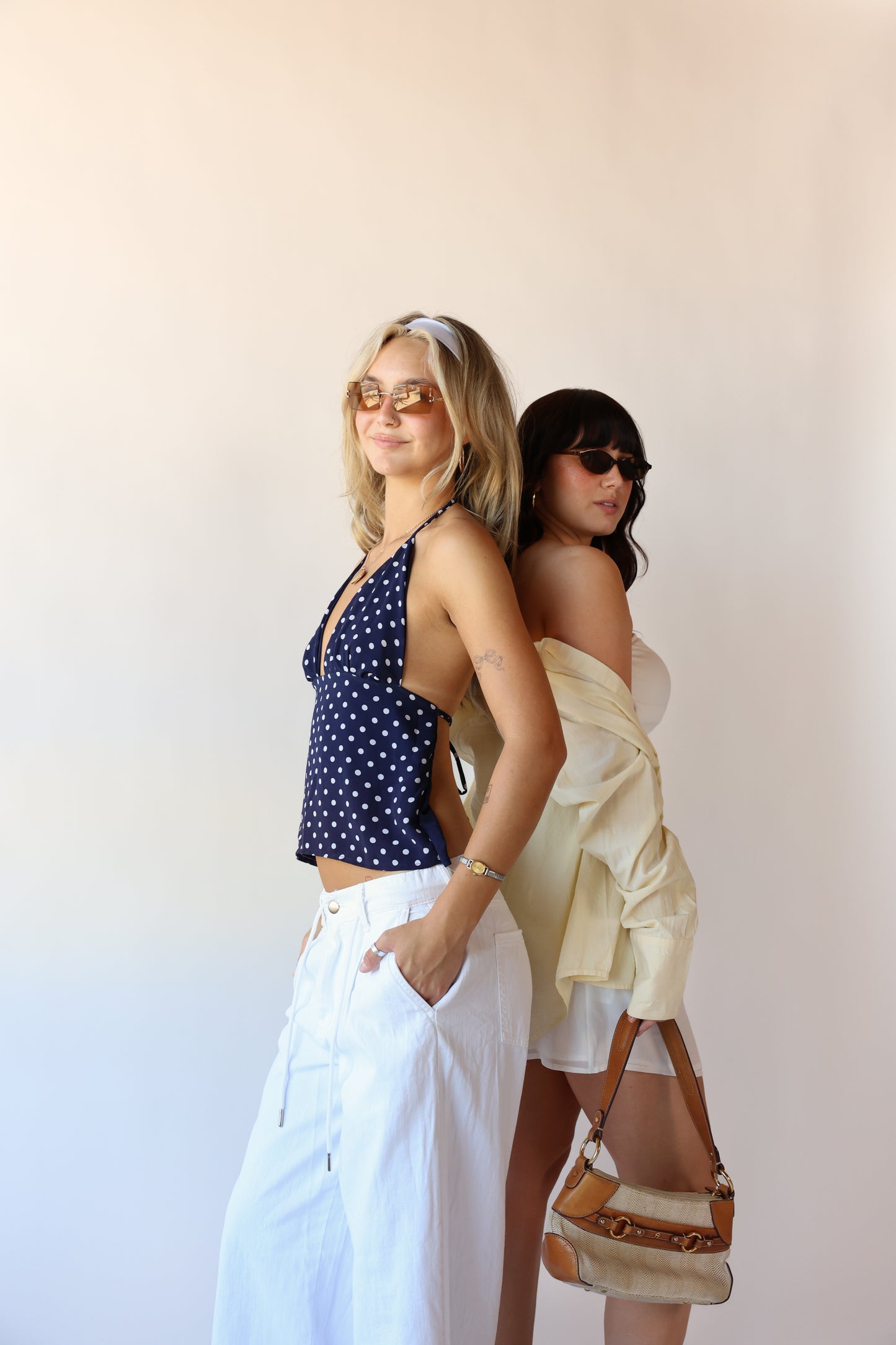 Upcycled Tie Back Halter