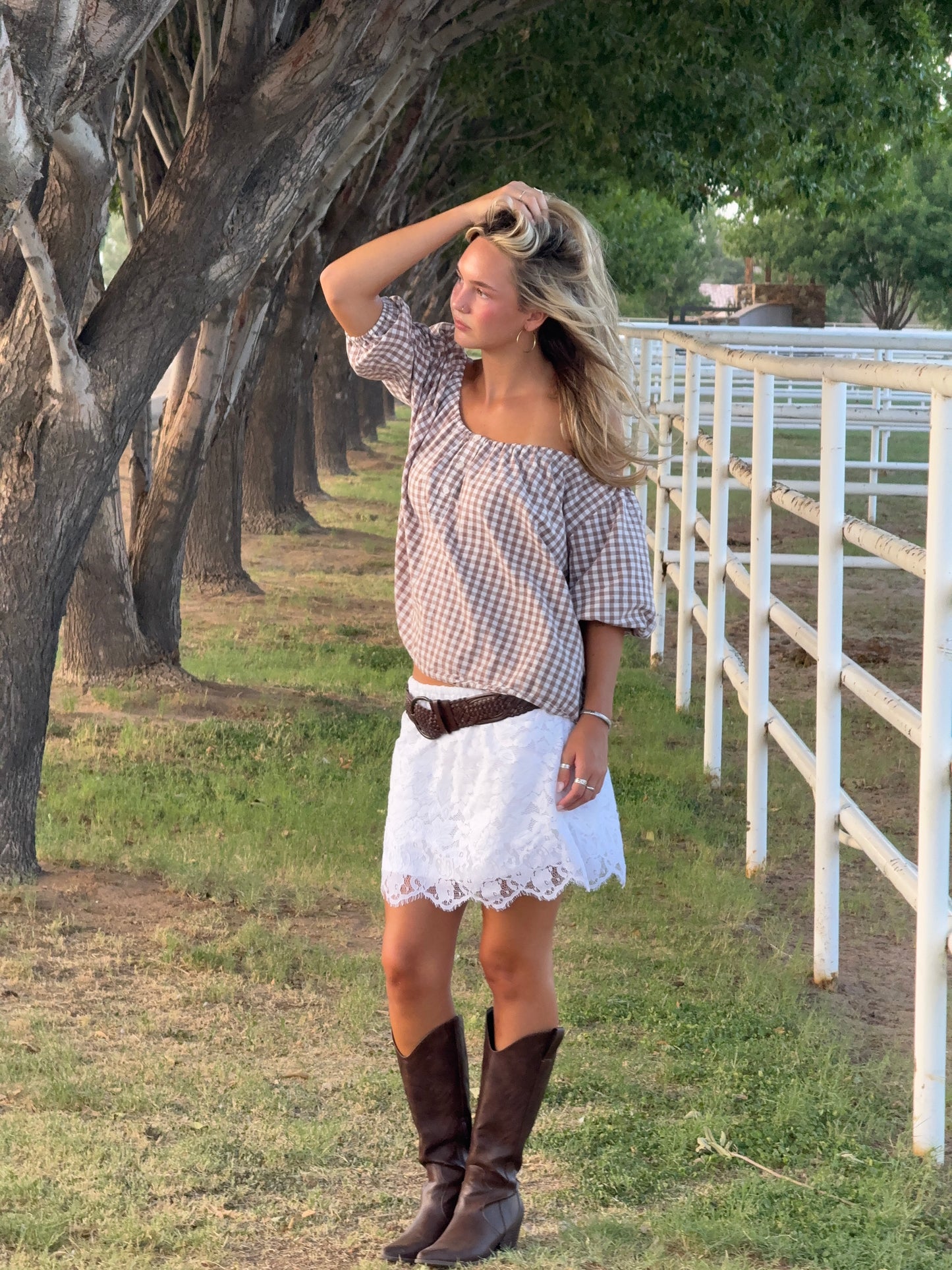 The Lace Mini Skirt