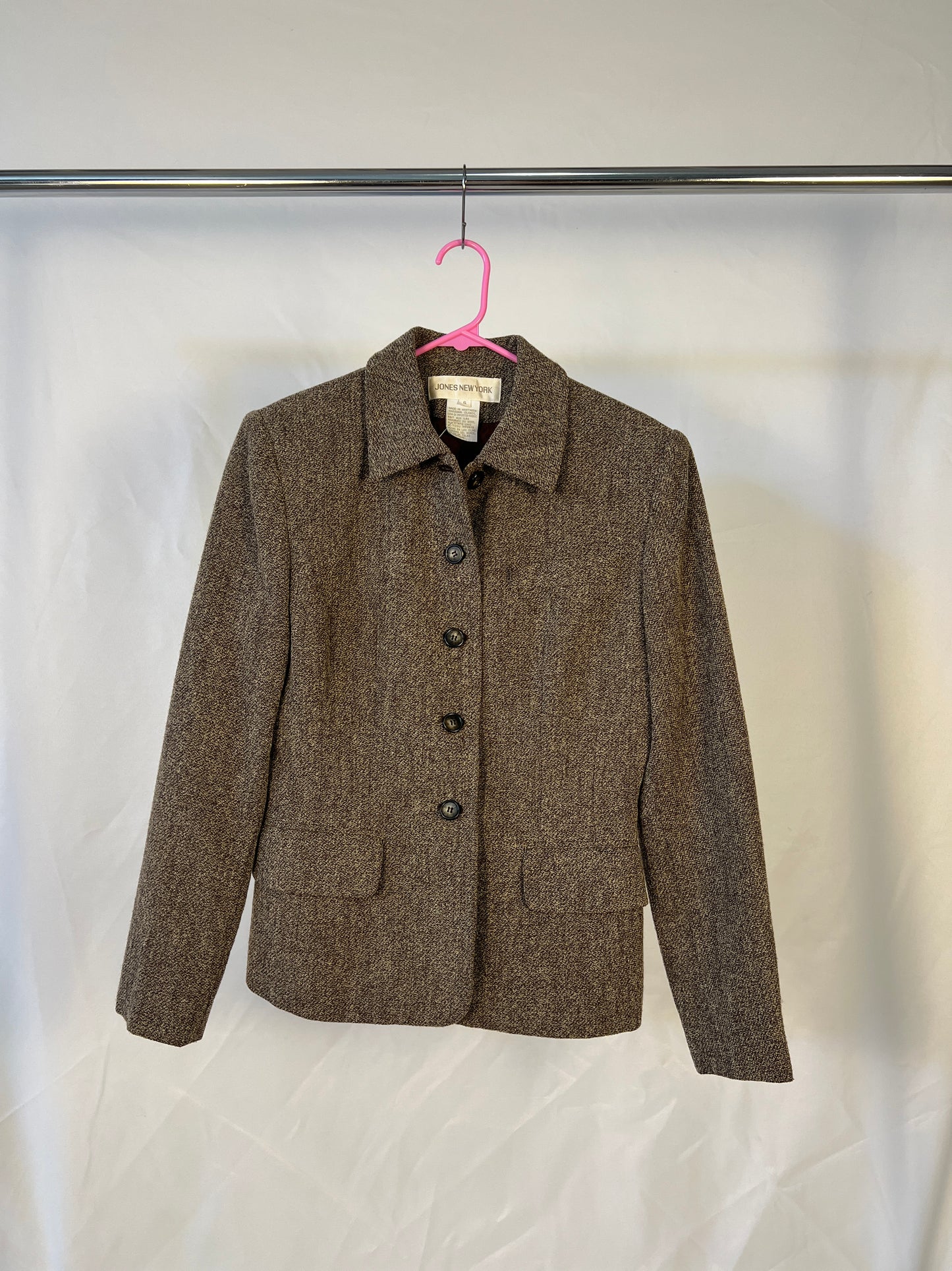 Brown Boxy Blazer