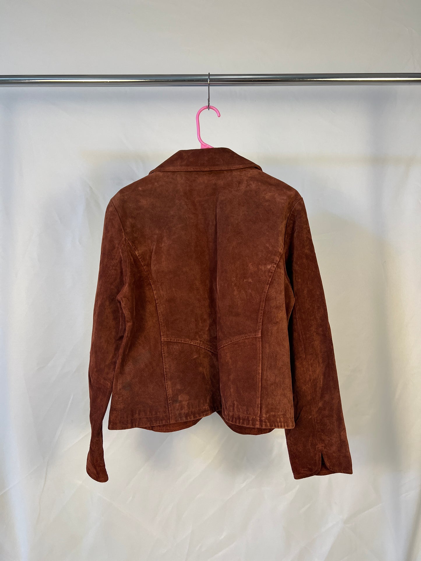 Burnt Red Suede Jacket