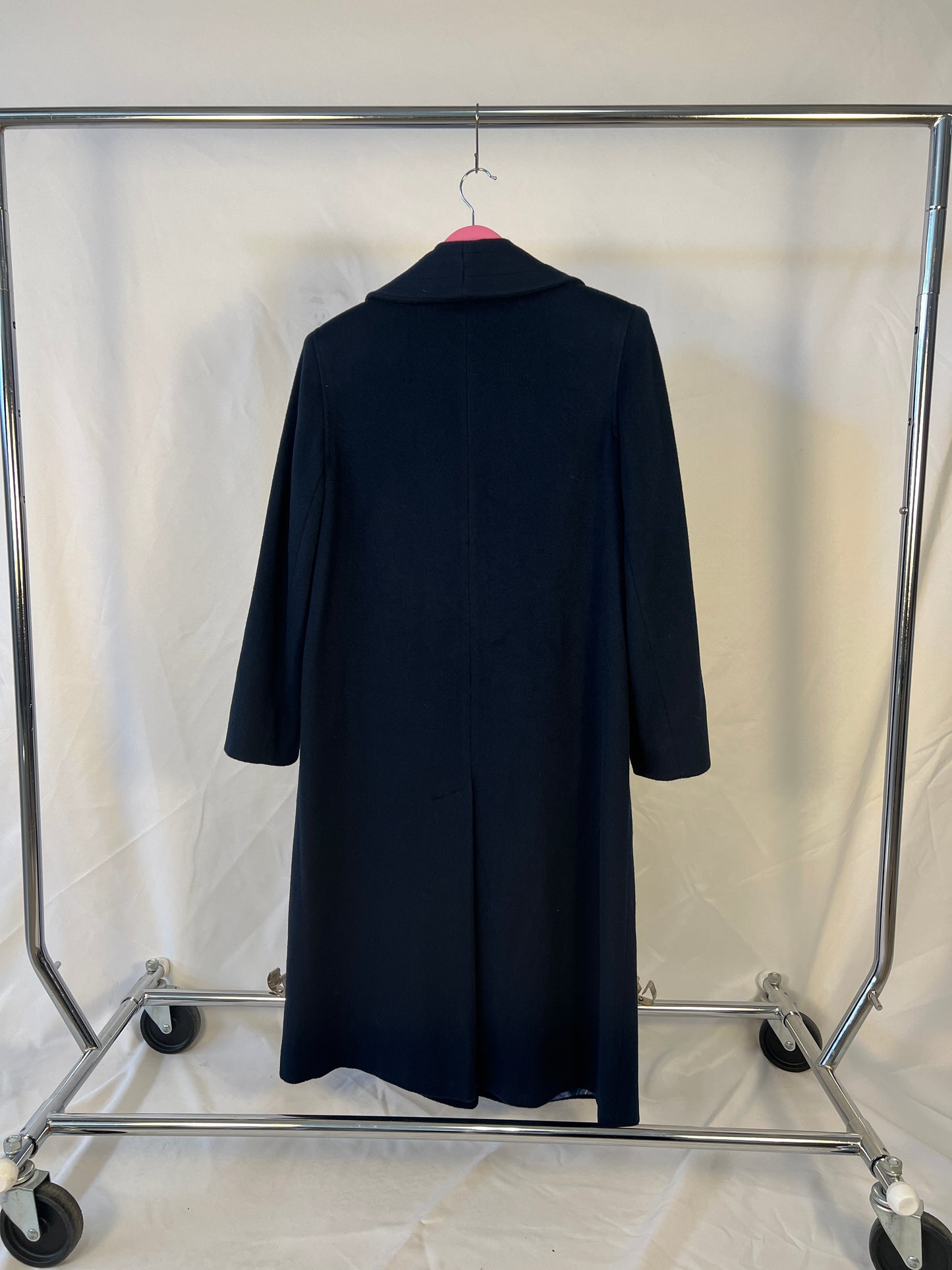 Navy Wool Coat