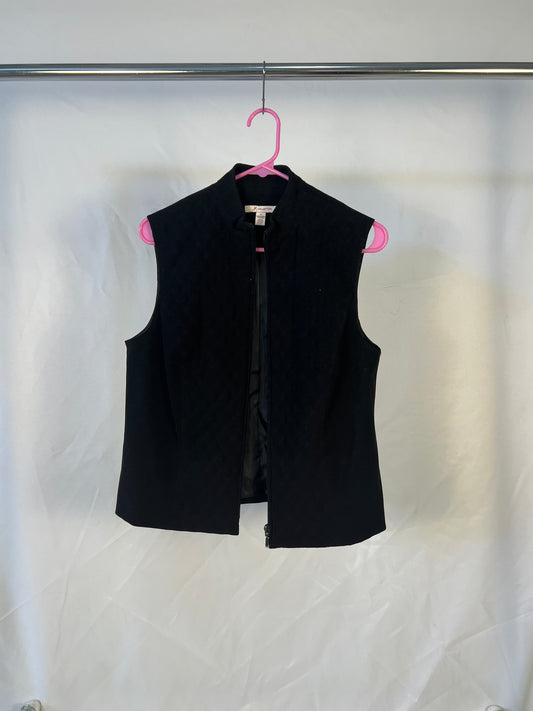 Black Quilted Vest