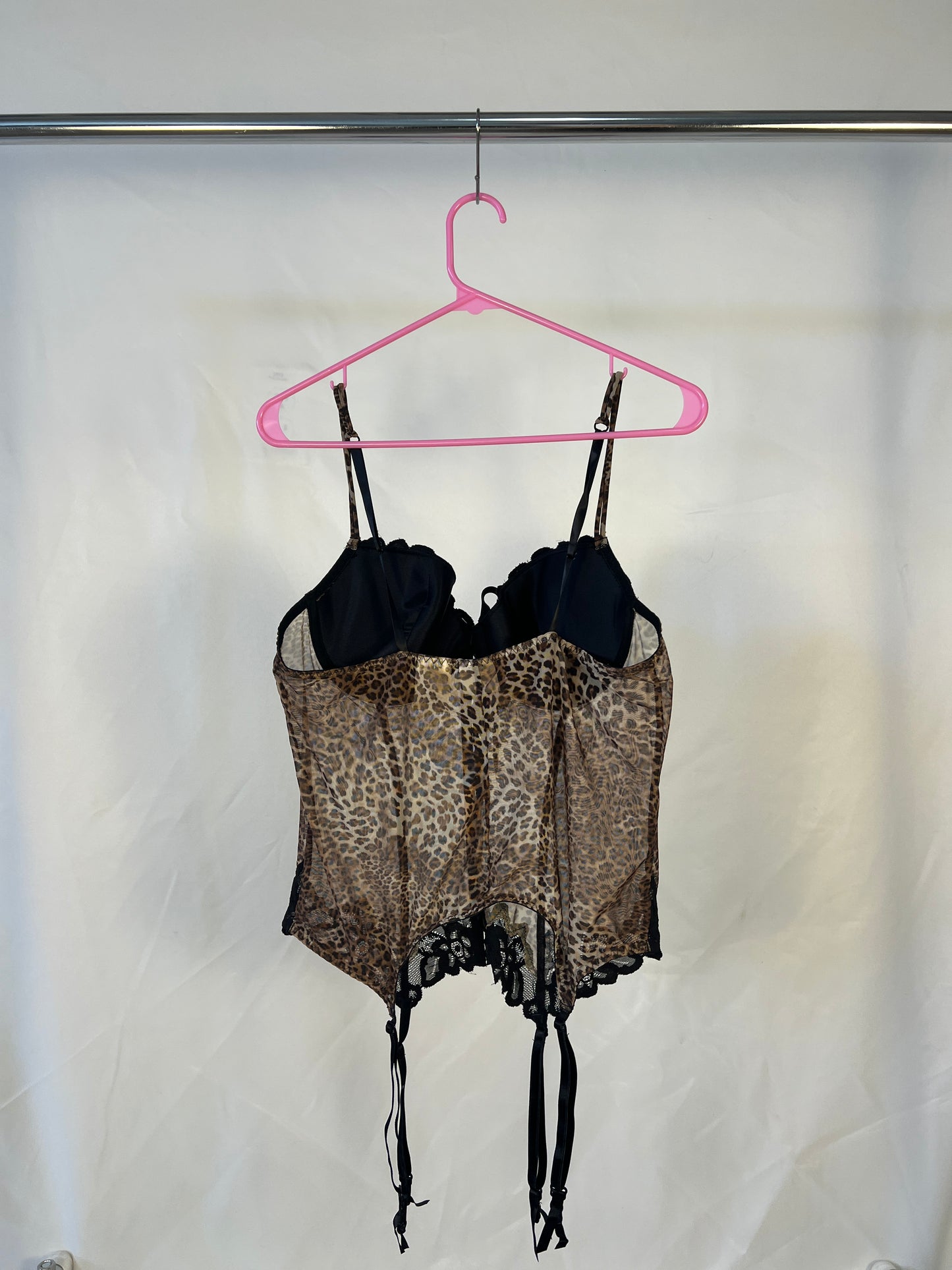 Leopard Print Corset Top