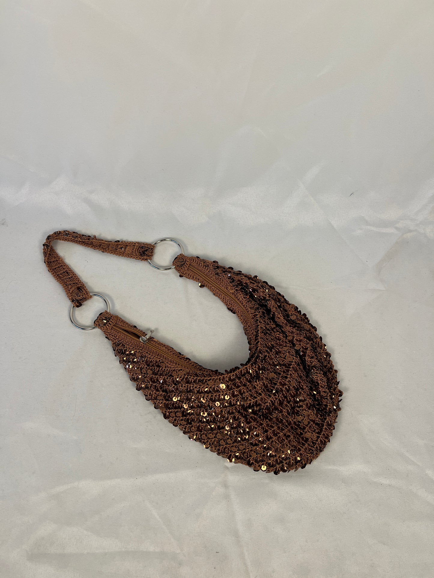 Brown Sequin Bag