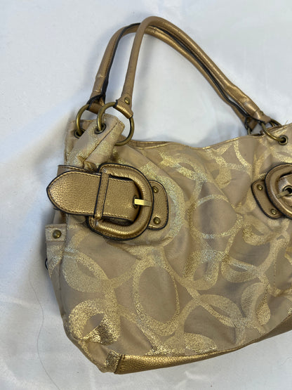 Gold Buckle Handbag