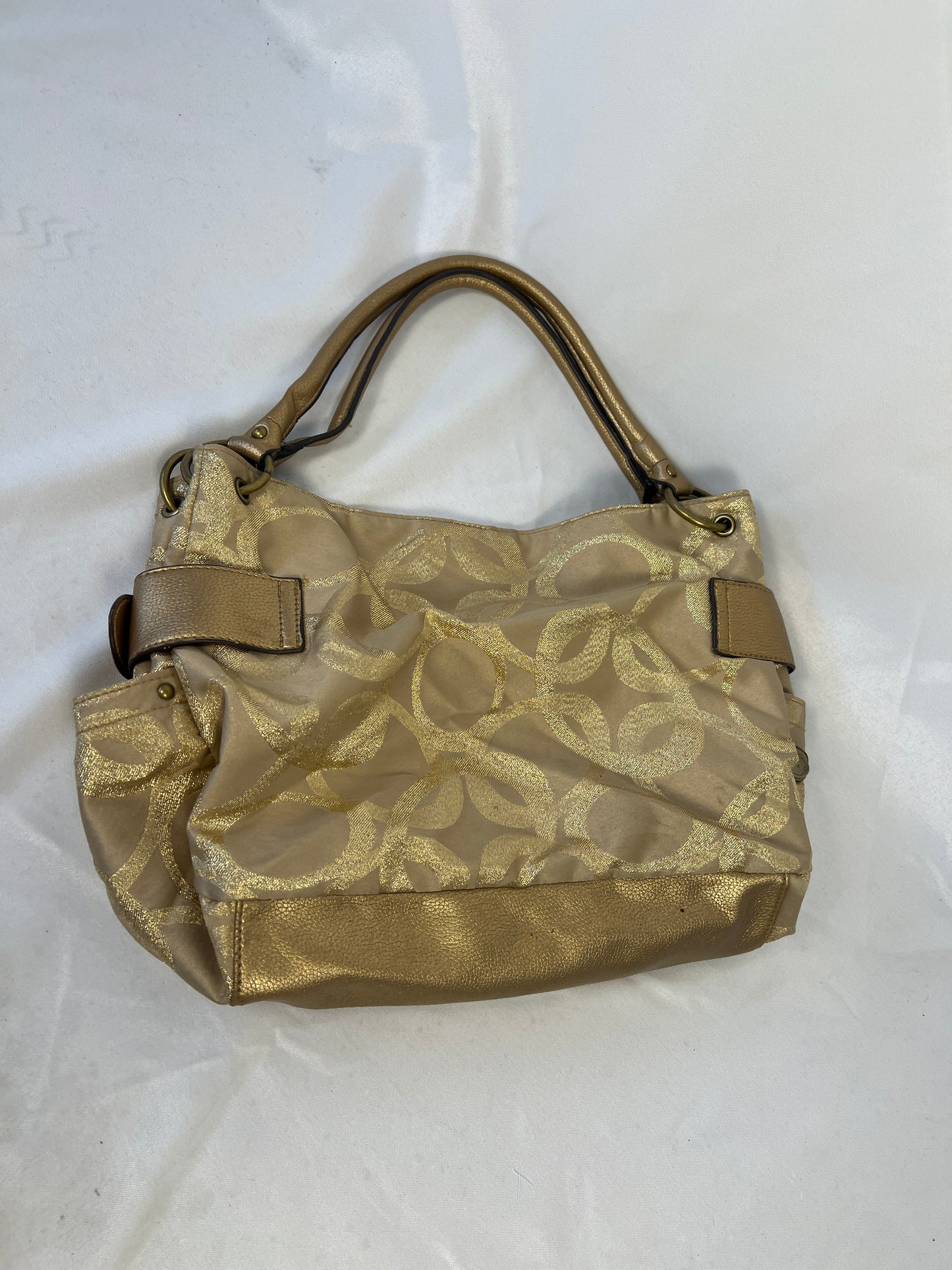 Gold Buckle Handbag