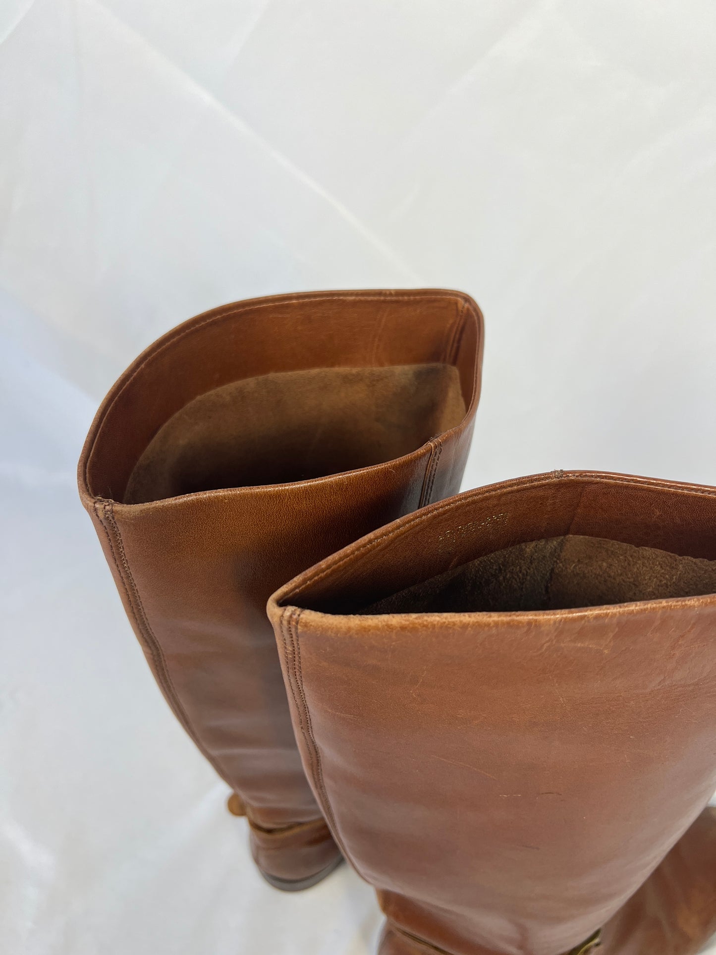 Tan Leather Frye Style Boots