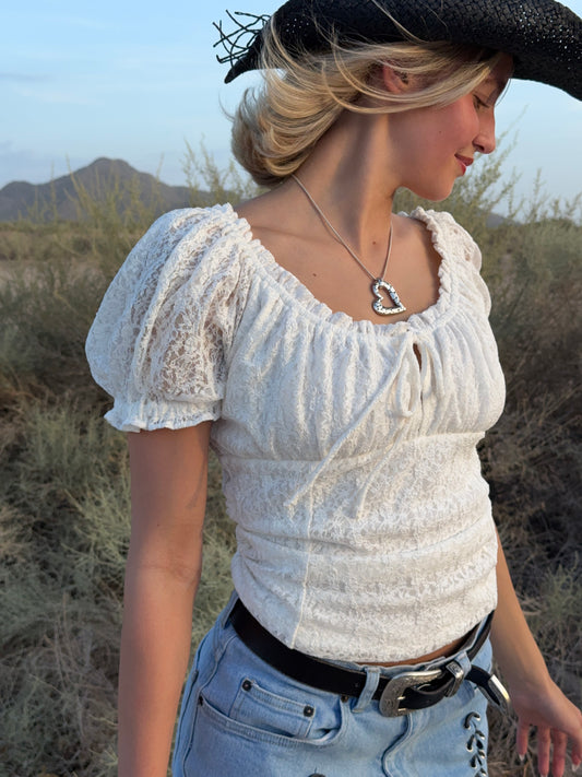 The Lace Babydoll Top