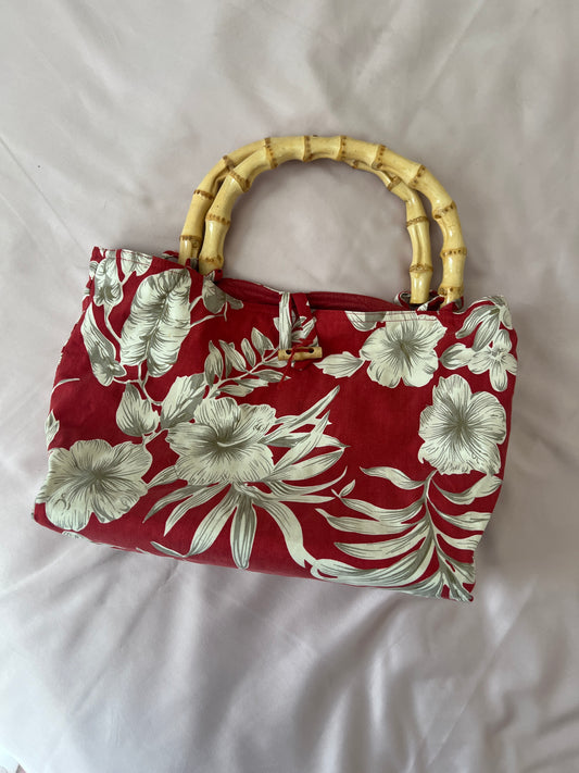 Bamboo Hibiscus Bag