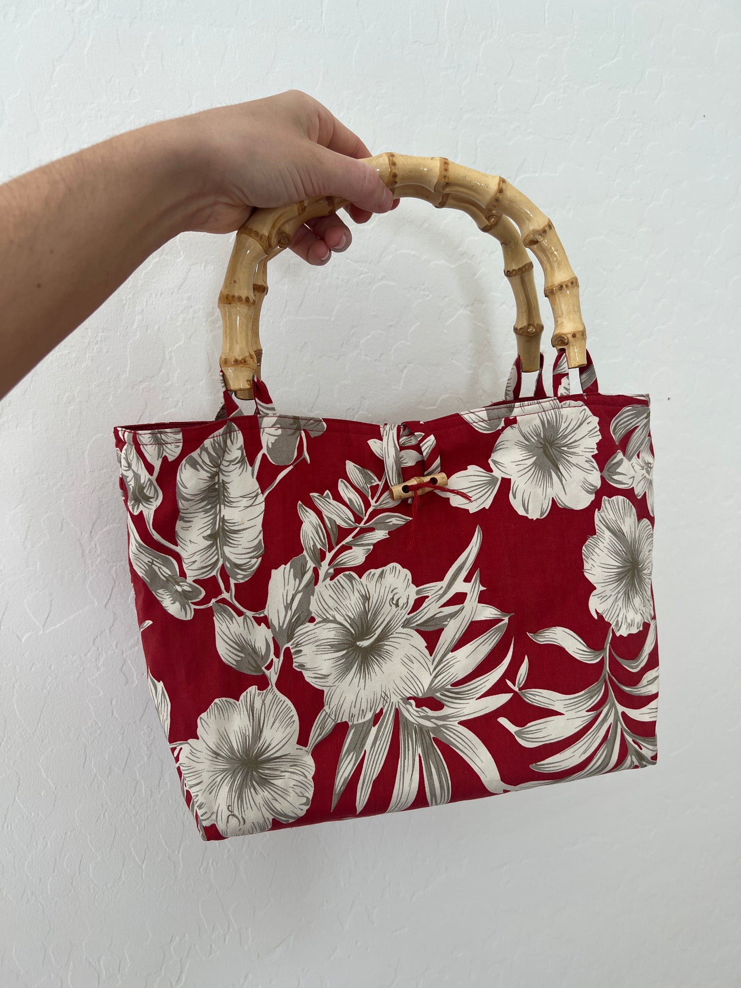 Bamboo Hibiscus Bag