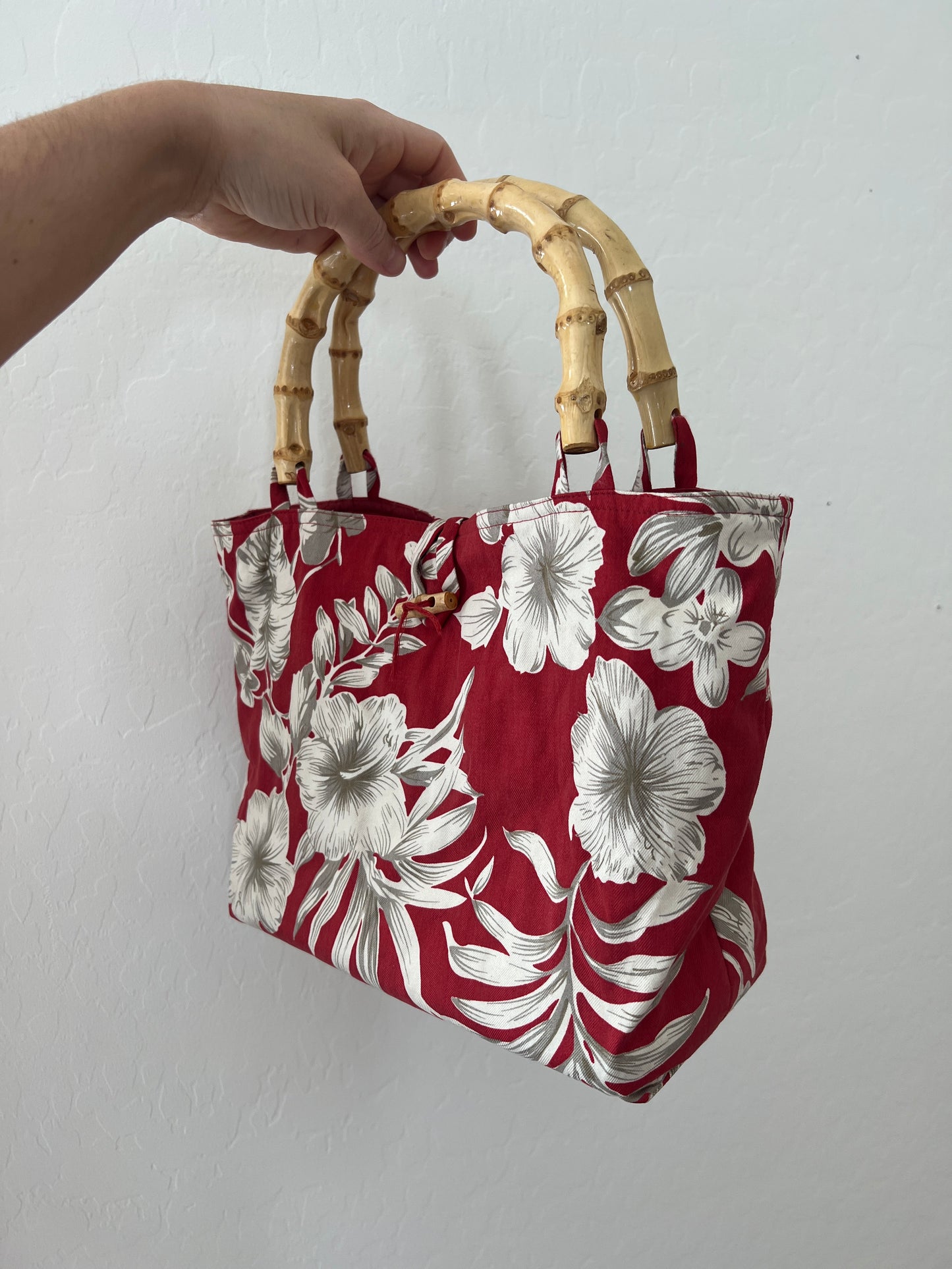 Bamboo Hibiscus Bag