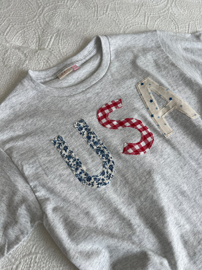 The USA Patchwork Tee