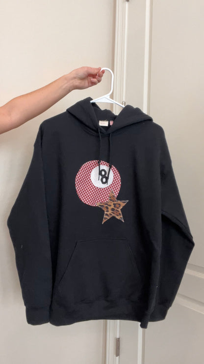 The 8 Ball Patchwork Hoodies