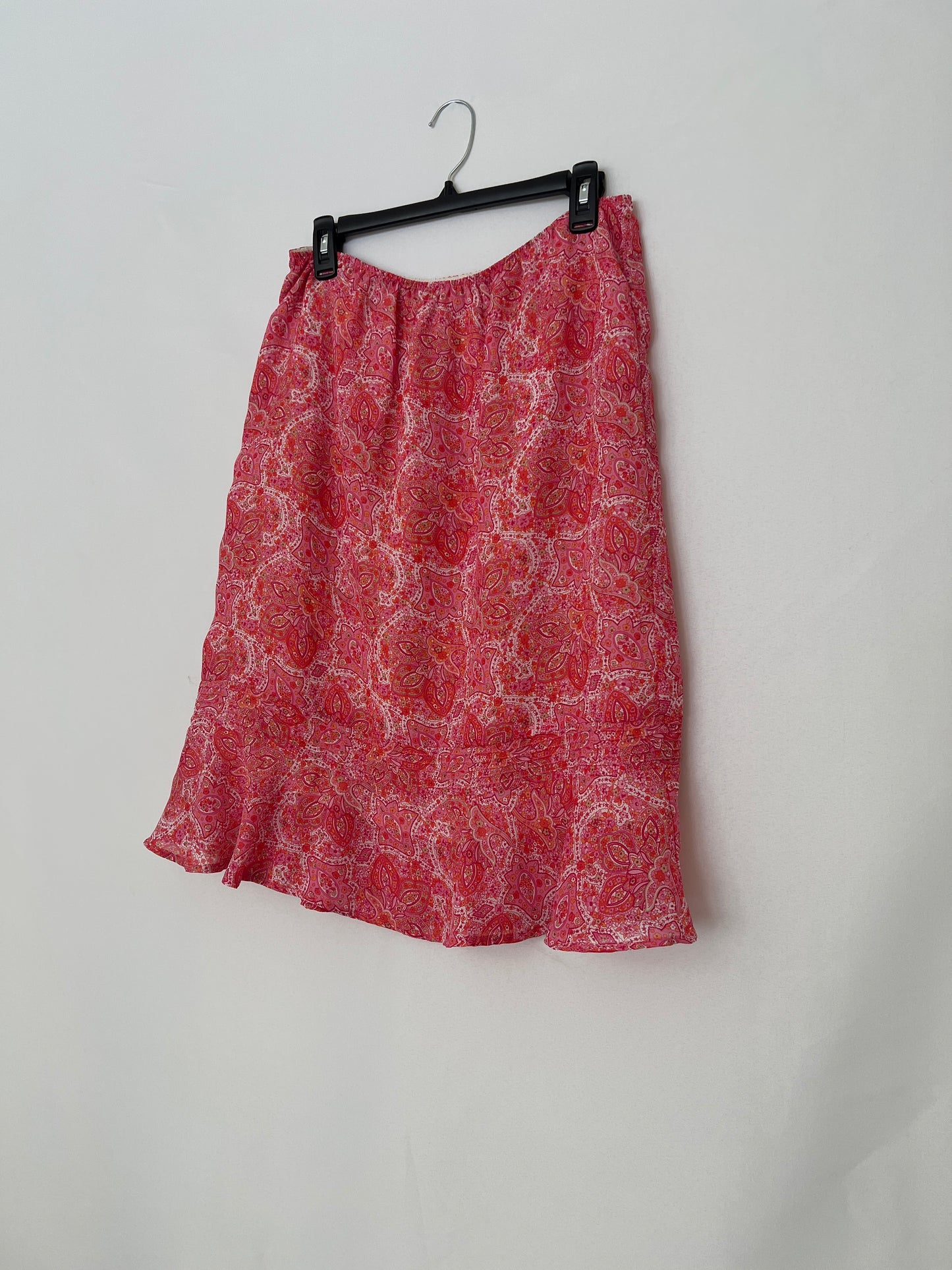 Pink Floral Skirt