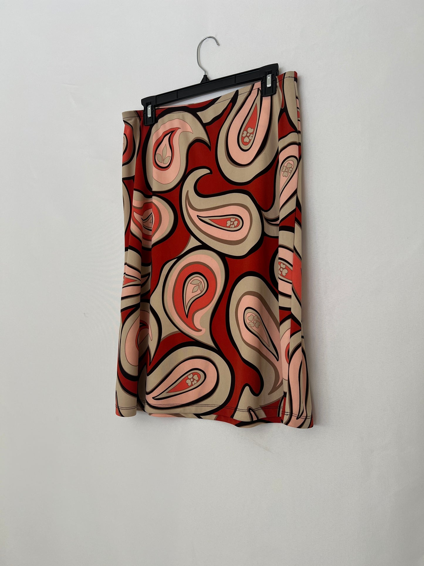 Patterned Midi Skirt