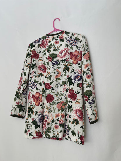 Floral Long Blazer