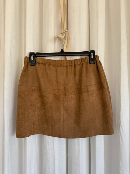 The Suede Mini Skirt
