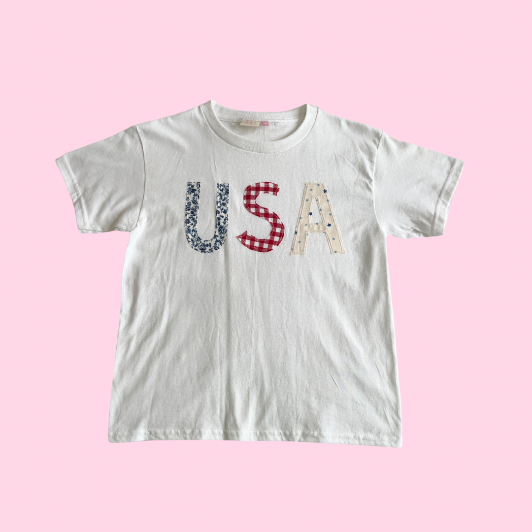 The USA Patchwork Tee